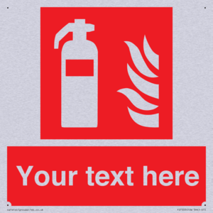 Custom Fire extinguisher Sign